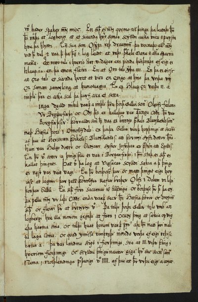 Copy of Íslendingabók by Jón Erlendsson, stored at Árni Magnússon Institute (page 9/25) by Jón Erlendsson